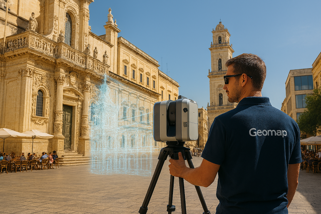 Geomap rilievo laser scanner 3d digital twin