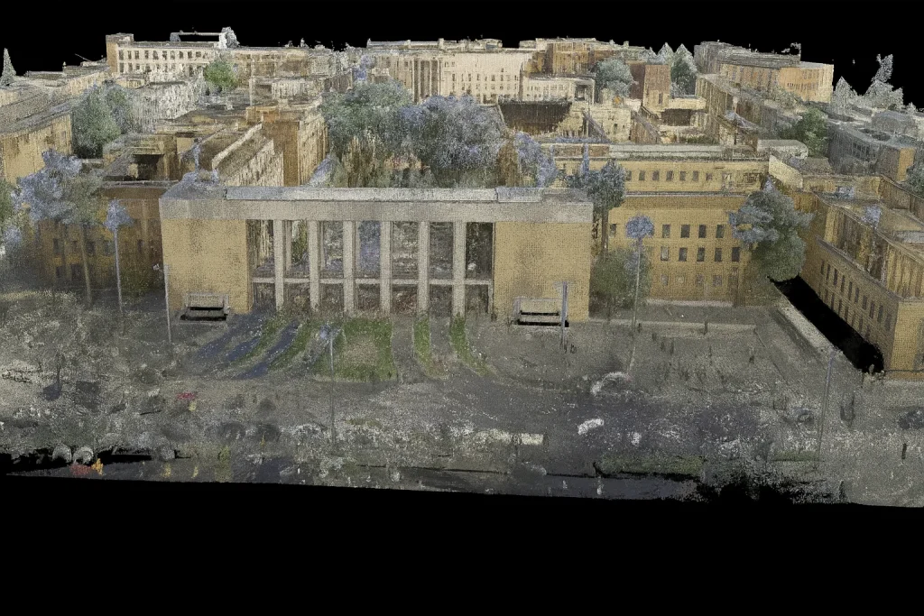 nuvola di punti laser scanner geomap