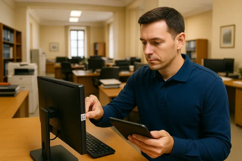 geomap servizio di etichettatura con qrcode dei beni mobili aziendali