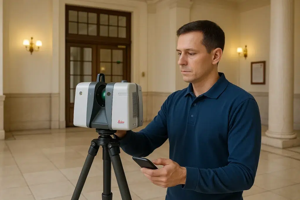geomap servizio di rilievo laser scanner 3d di edifici pubblici